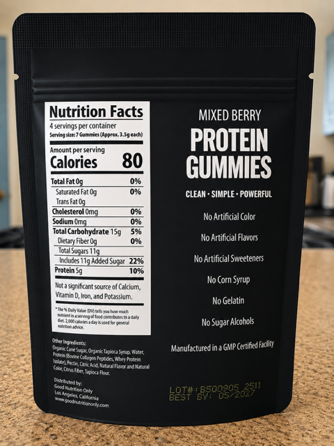 Good Nutrition Only Protein Gummies