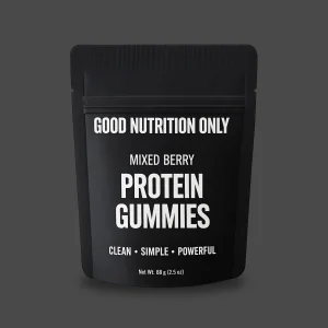 Good Nutrition Only Mixed Berry Protein Gummies jar